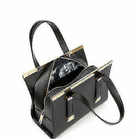 TED BAKER BLACK TOTE LEATHER BAG | 25% OFF - Picture 5 of 5